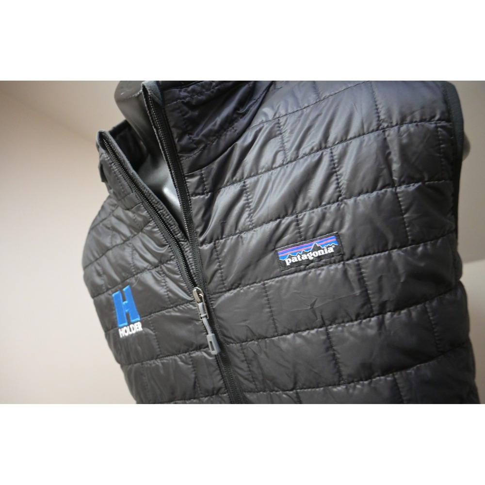 Patagonia Nano Puff Vest Men XL Black Quilted Insulated Puffer Excellent